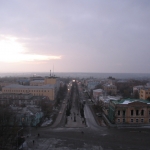 Вид с собора. Платовский проспект