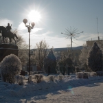 Памятник Платову на коне, проспект Платовский