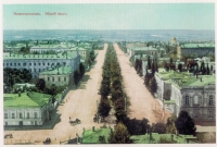 Вид с собора на проспект Платовский