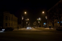 Вечерняя Московская, вид с Троицкой площади