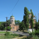 Пересечение Разина и Александровской. Храм Александра Невского