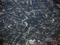 Троицкая площадь с самолета