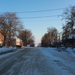 Улица Орджоникидзе, между Платовским проспектом и Александровской. Вид в сторону Александровской