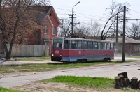 Трамвай на улице Г. Петровой
