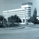 Гостиница Новочеркасск. Пл. Юбилейная. 11 октября 1990 г.