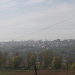 Вид на город с моста через Тузлов