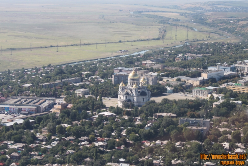 Новочеркасский собор. Вид с воздуха