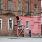 Покраска дома №143 по улице Комитетской