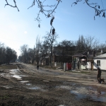 Угол Троицкой и Галины Петровой, вид на запад