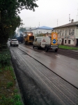 Ремонт дороги на проспекте Платовском