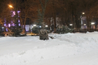 Памятник казаку на Платовском