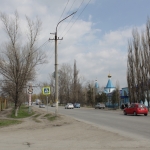 Улица Гагарина. Вид от улицы Луначарского