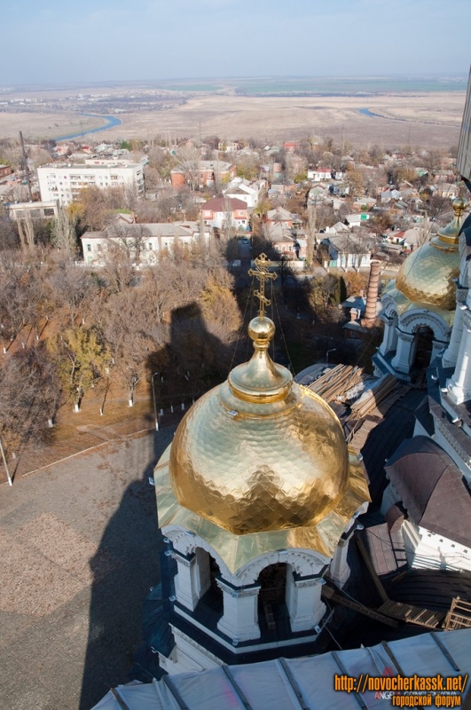 Купола собора в Новочеркасске