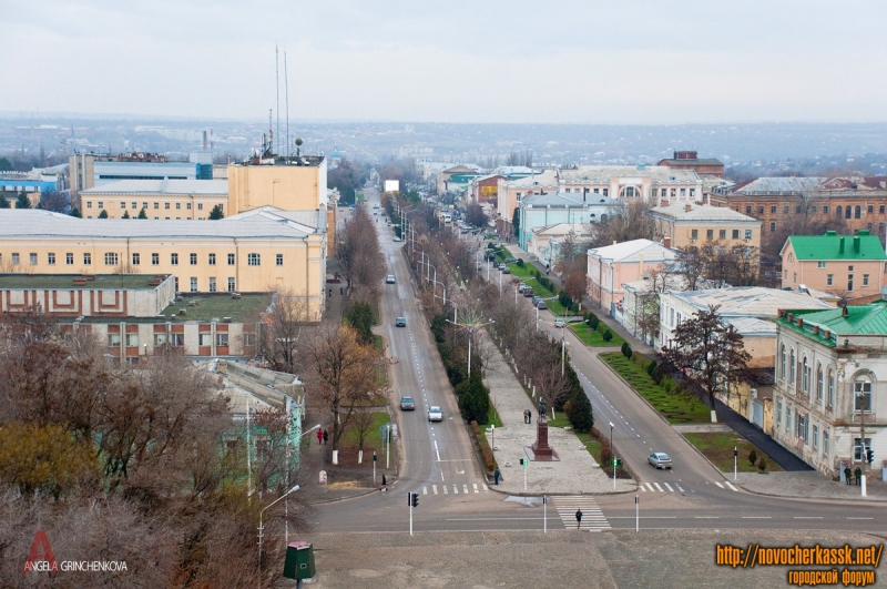 Проспект Платовский. Вид с собора