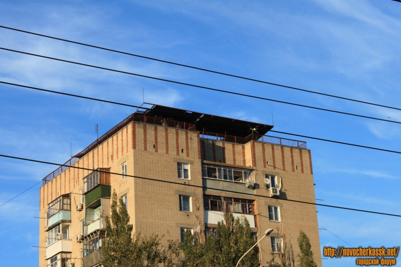 Крыша 9-тиэтажки на Баклановском
