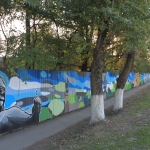 Граффити на Баклановском