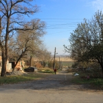 Улица Орджоникидзе. Вид с улицы Кавказской в сторону реки