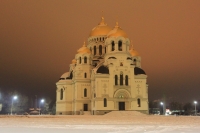 Собор в Новочеркасске зимой ночью (2014)