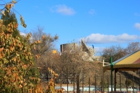 Вид на Курган в Александровском парке (без штыков)