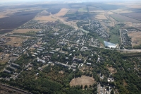 Вид на посёлок Персиановский с самолёта