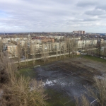 Вид на Соцгород и стадион