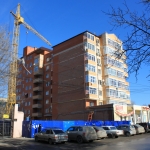 Строительство многоэтажки на улице Просвещения, 108