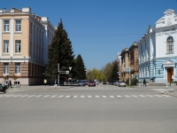Вид на улицу Атаманскую с проспекта Платовского. Апрель 2013