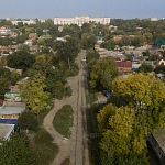 Улица Орджоникиде и главный корпус ЮРГПУ (НПИ)