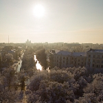 Проспект Ермака. Вид с площади Троицкой