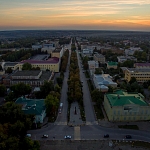 Проспект Платовский на закате