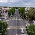 Пересечение Московской и улицы имени генерала Лебедя