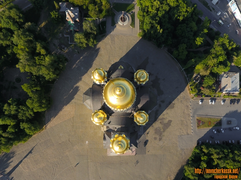 Вид сверху на соборную площадь