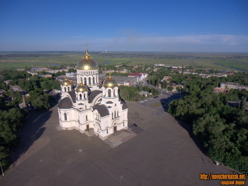 Соборная площадь и вид в сторону ГРЭСа