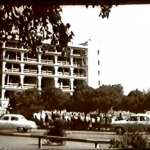 Строительство универмага. 1967 год