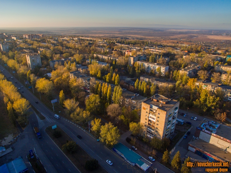 Вид на микрорайон Черёмушки на закате