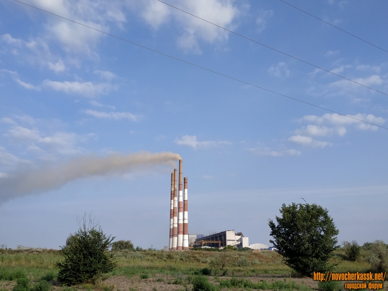 Вид на Новочеркасскую ГРЭС с востока