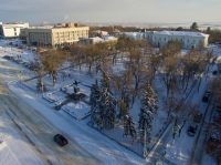 Памятник Платову и сквер перед Атаманским дворцом