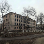 Корпус заброшенной поликлиники на Соцгороде. Улица Гвардейская/Беляева