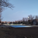 Реконструкция стадиона между школами 6 и 7. Черёмушки