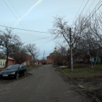 Улица Октябрьская. Вид в сторону церкви (на юго-восток)