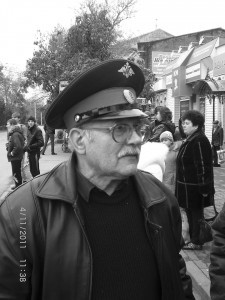 Председатель Совета стариков станицы Средней Ю. П. Рубцов.