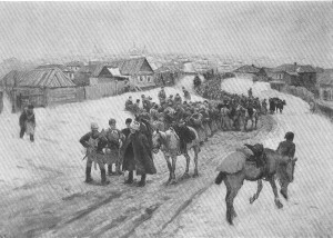  М.Греков. Вступление полка в Новочеркасск в 1920 г.
