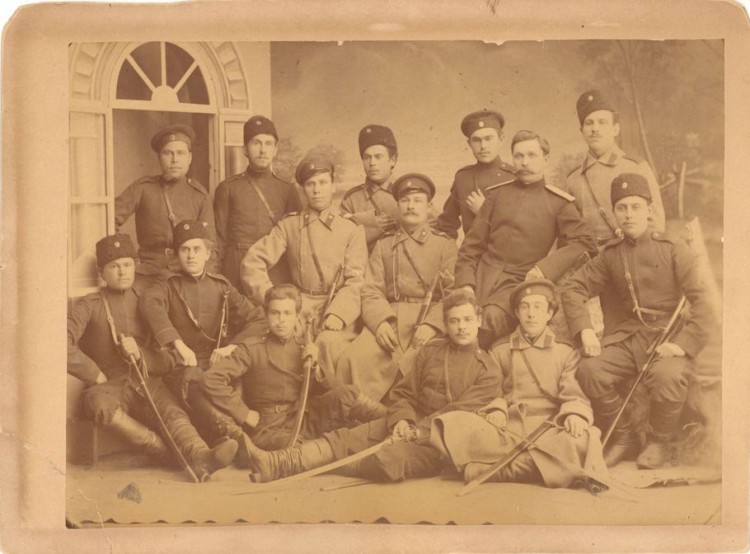 Новочеркасск 5 февраля 1889 выпускники казачьего юнкерского училища.JPG