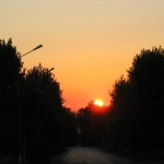 Рассвет над проспектом Платовским