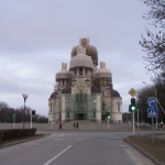 Золочение куполов собора в Новочеркасске