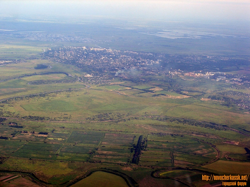 Новочеркасск: Новочеркасск с самолета