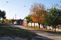 Щорса. Вид с пер. Криничного в сторону Островского