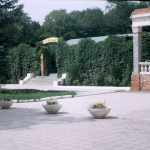Александровский парк. Вид на кафе Весна. 25 августа 2004 г.