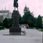 Памятник Платову. Пр. Платовский. 25 августа 2004 г.