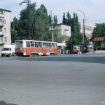 Баклановский на пересечении с Галины Петровой. 25 августа 2004 г.